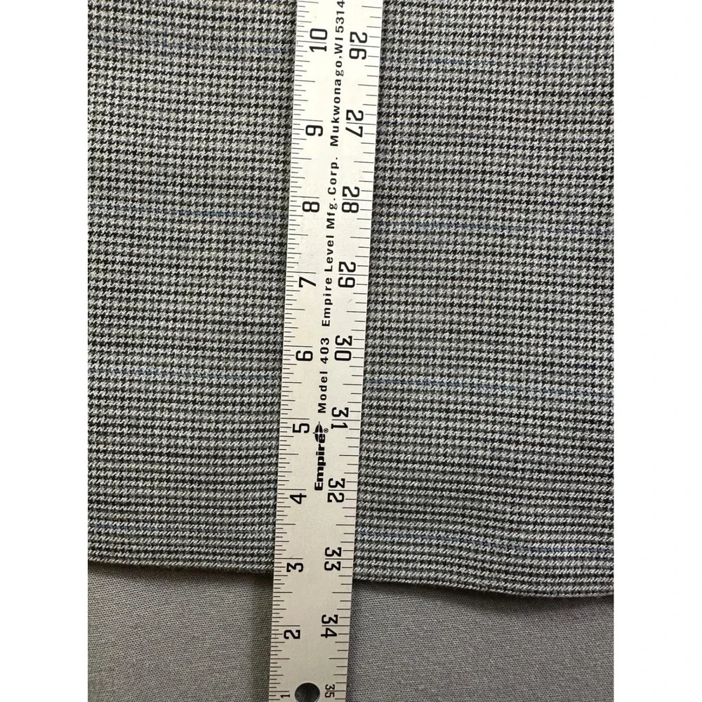 Lauren Ralph Lauren Men's 52L Blazer‎ Sport Coat Houndstooth Grey Black 52 Long